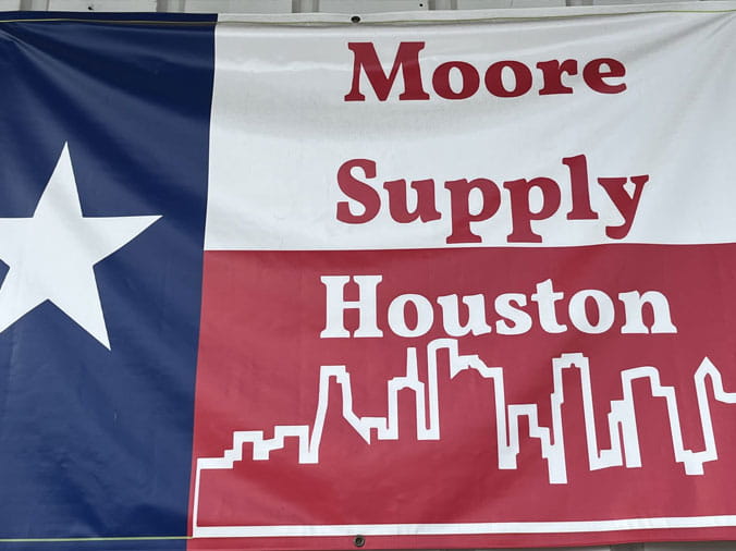 Moore Supply Houston flag